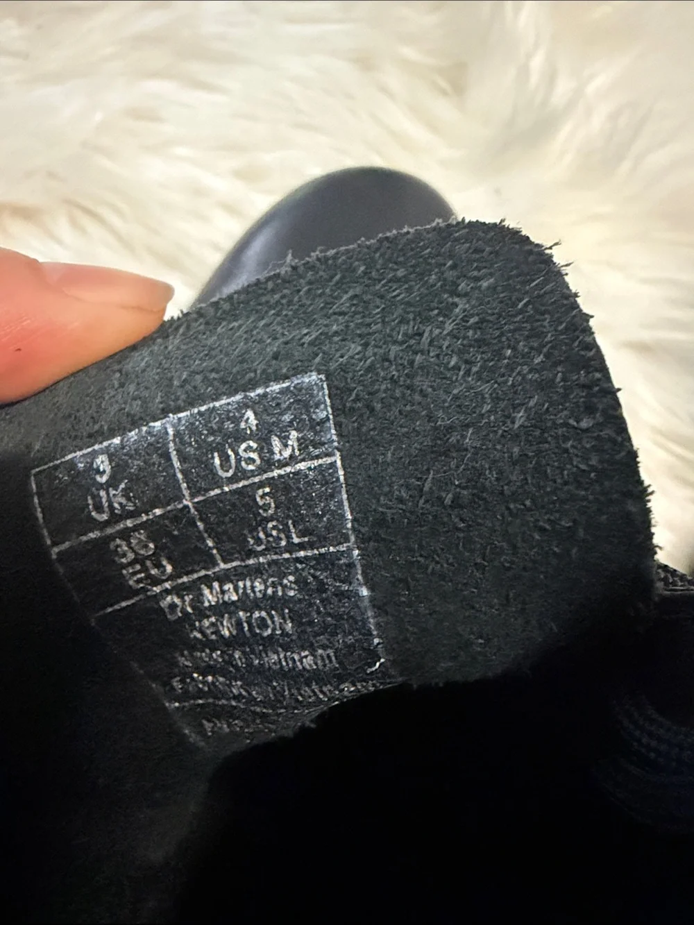 Airwair Black Lace-Up Leather Combat Boots
